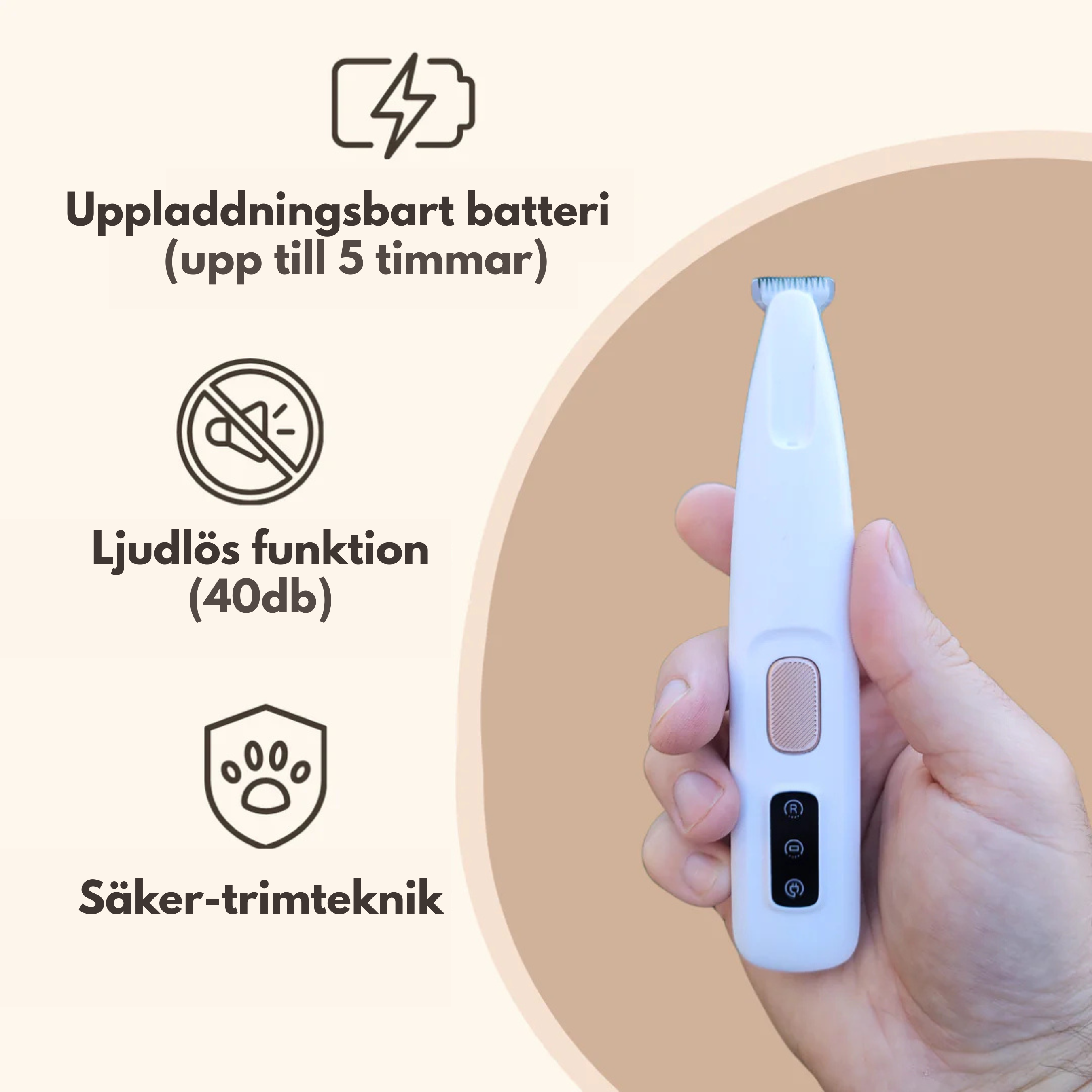 Tass- och intimtrimmer